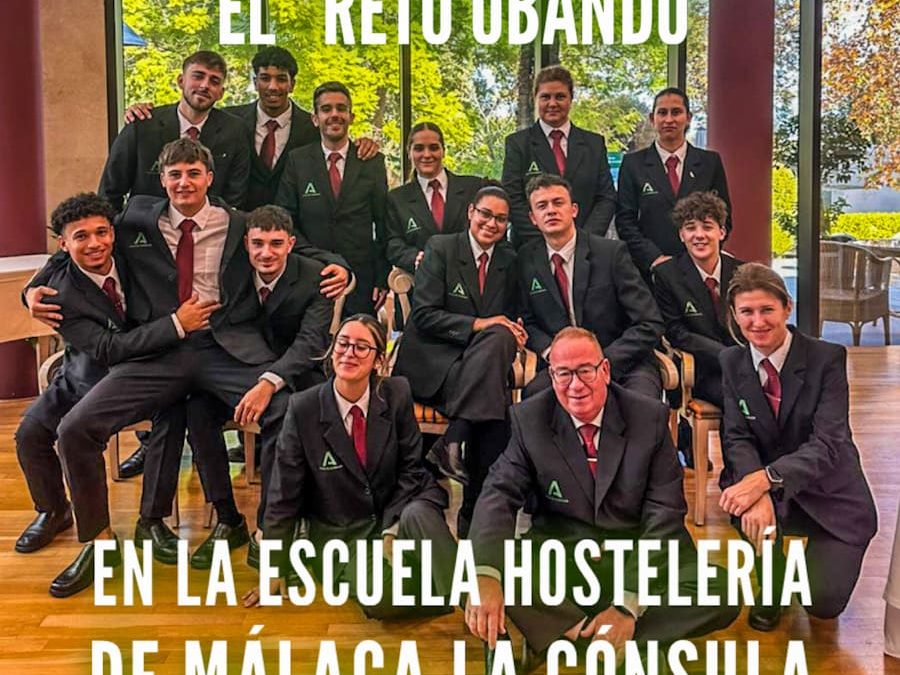 El Reto Obando en la Escuela de Hosteleria de Málaga “La Cónsula”